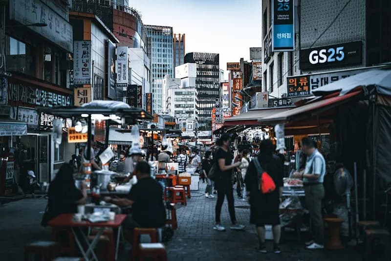 Dongchun Market Street Food Area restaurant in Hanam, GG
