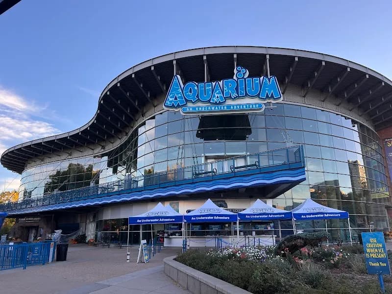 View of Downtown Aquarium in Denver, CO