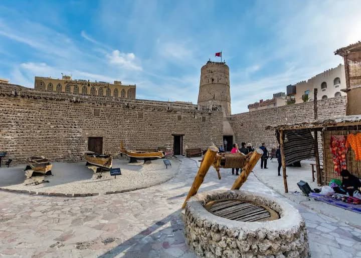 View of Dubai Museum in Dubai, DXB
