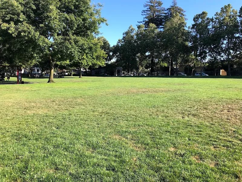 View of Eagle Park in Mountain View, CA