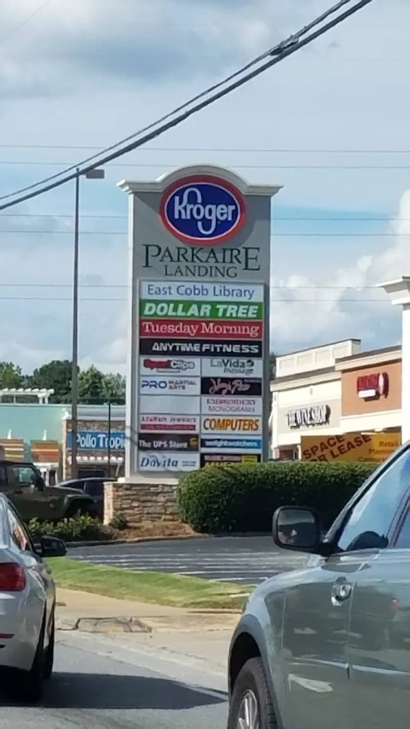 View of East Cobb Library in East Cobb, GA