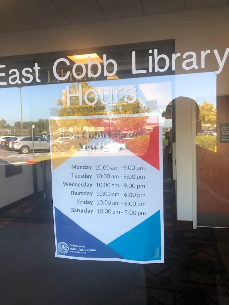 View of East Cobb Library in East Cobb, GA