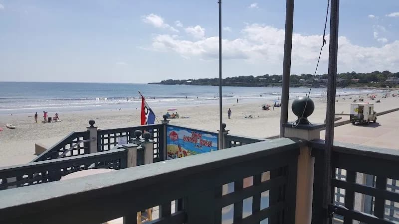 View of Easton's Beach in Newport, RI