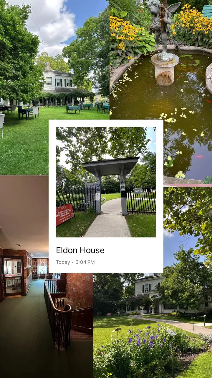 View of Eldon House Museum in Kawartha Lakes, ON