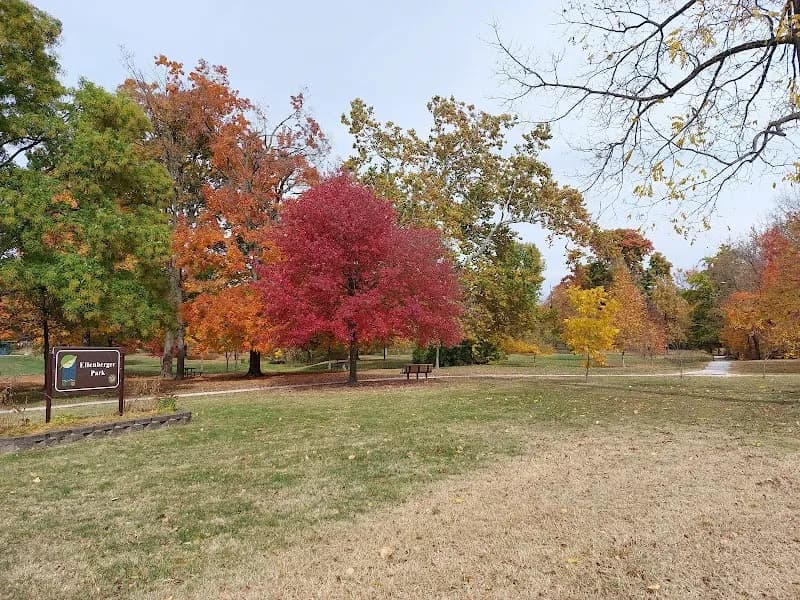 View of Ellenberger Park in Irvington, IN