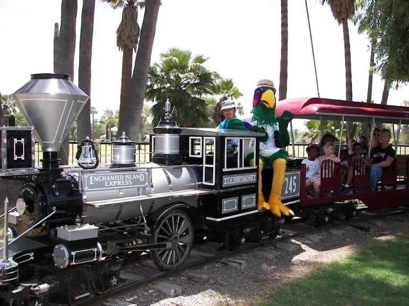 View of Enchanted Island Amusement Park in Phoenix, AZ