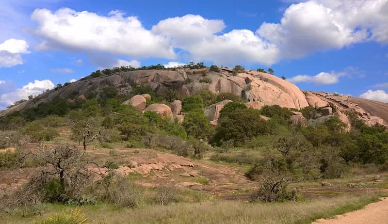 View of Enchanted Rock State Natural Area in Fredericksburg, TX