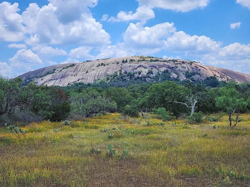 View of Enchanted Rock State Natural Area in Fredericksburg, TX