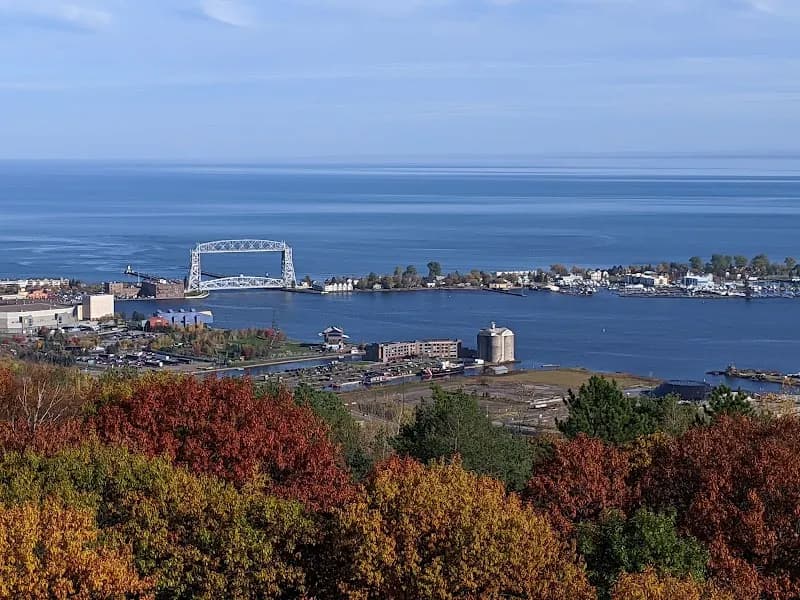 View of Enger Park in Duluth, MN