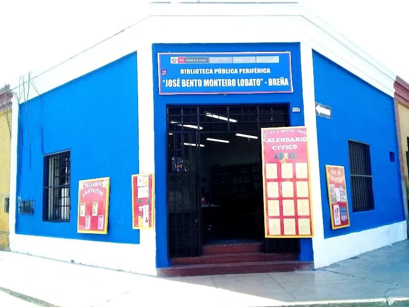 Estación de Biblioteca Pública “José Bento Monteiro Lobato library in Breña, Lima