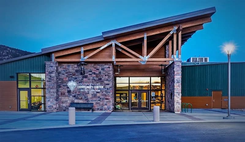 View of Estes Valley Community Center in Estes Park, CO