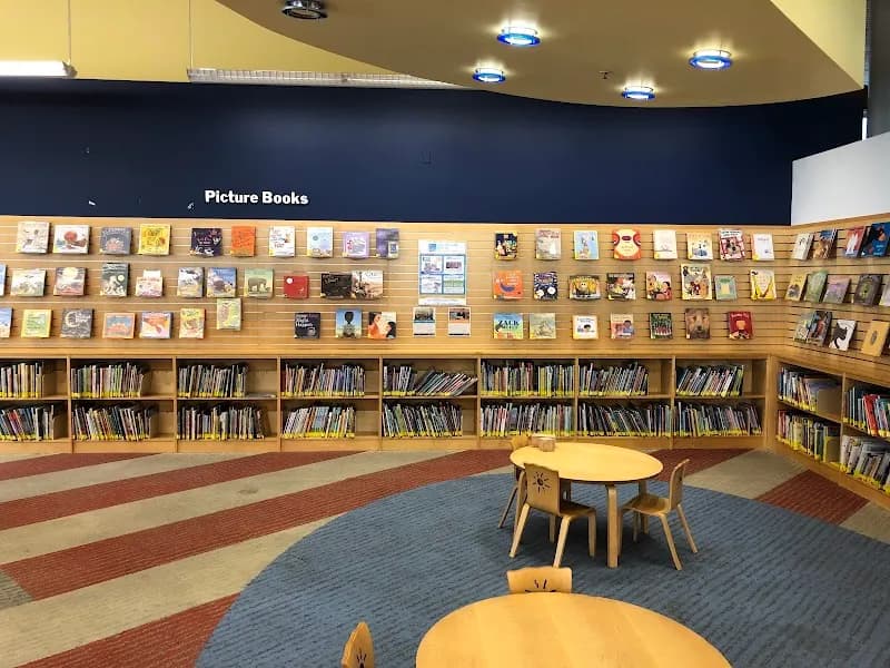View of Evergreen Branch Library in Evergreen, CA