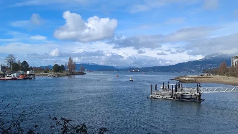 View of False Creek Ferries in Vancouver, BC
