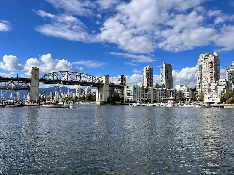 View of False Creek Ferries in Vancouver, BC