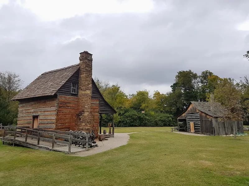View of Farmers Branch Historical Park in Farmers Branch, TX