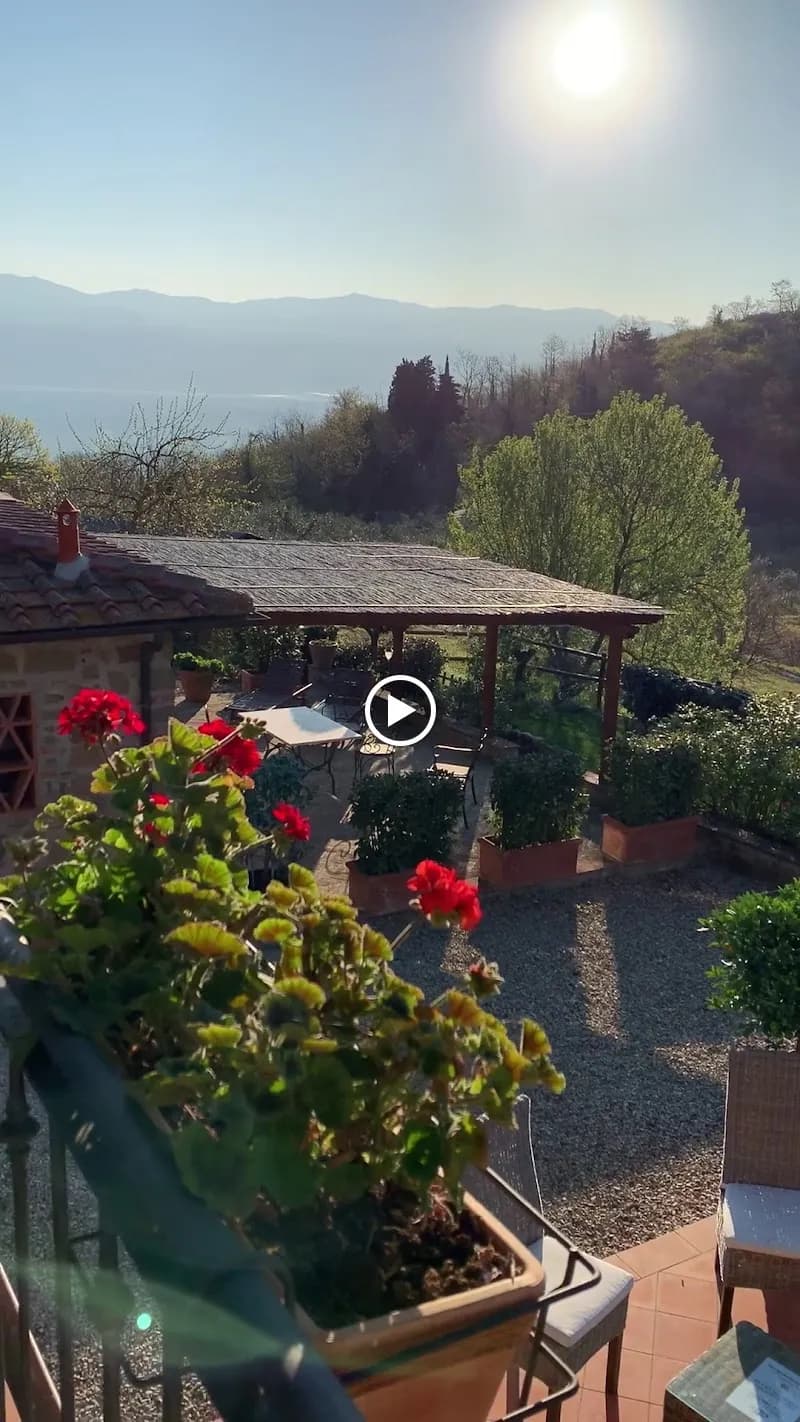 View of Farmhouse Colle in Reggello, Tuscany