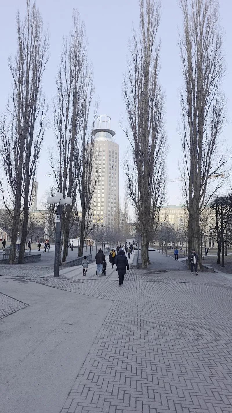 View of Fatbursparken in Farsta, Stockholm