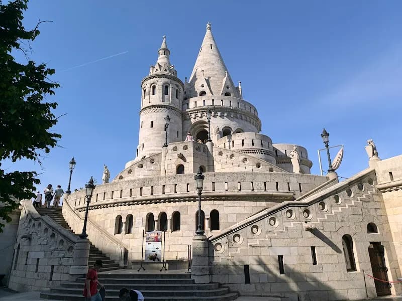 Fisherman's Bastion tourist attraction in Budapest, BUD