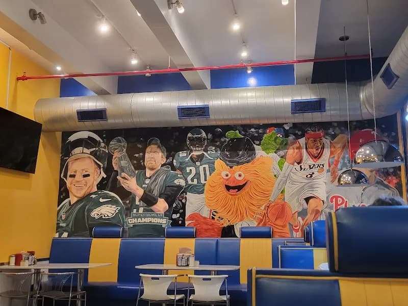 View of Fishtown Diner in Collingswood, NJ