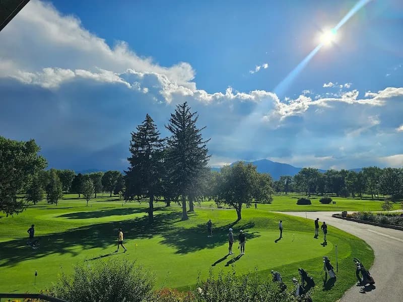 View of Flatirons Golf Course in Boulder, CO