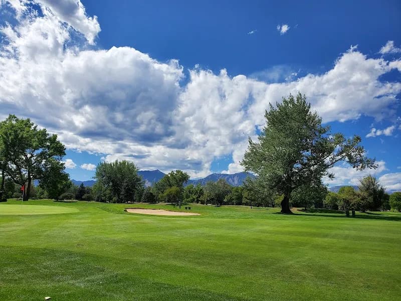 View of Flatirons Golf Course in Boulder, CO