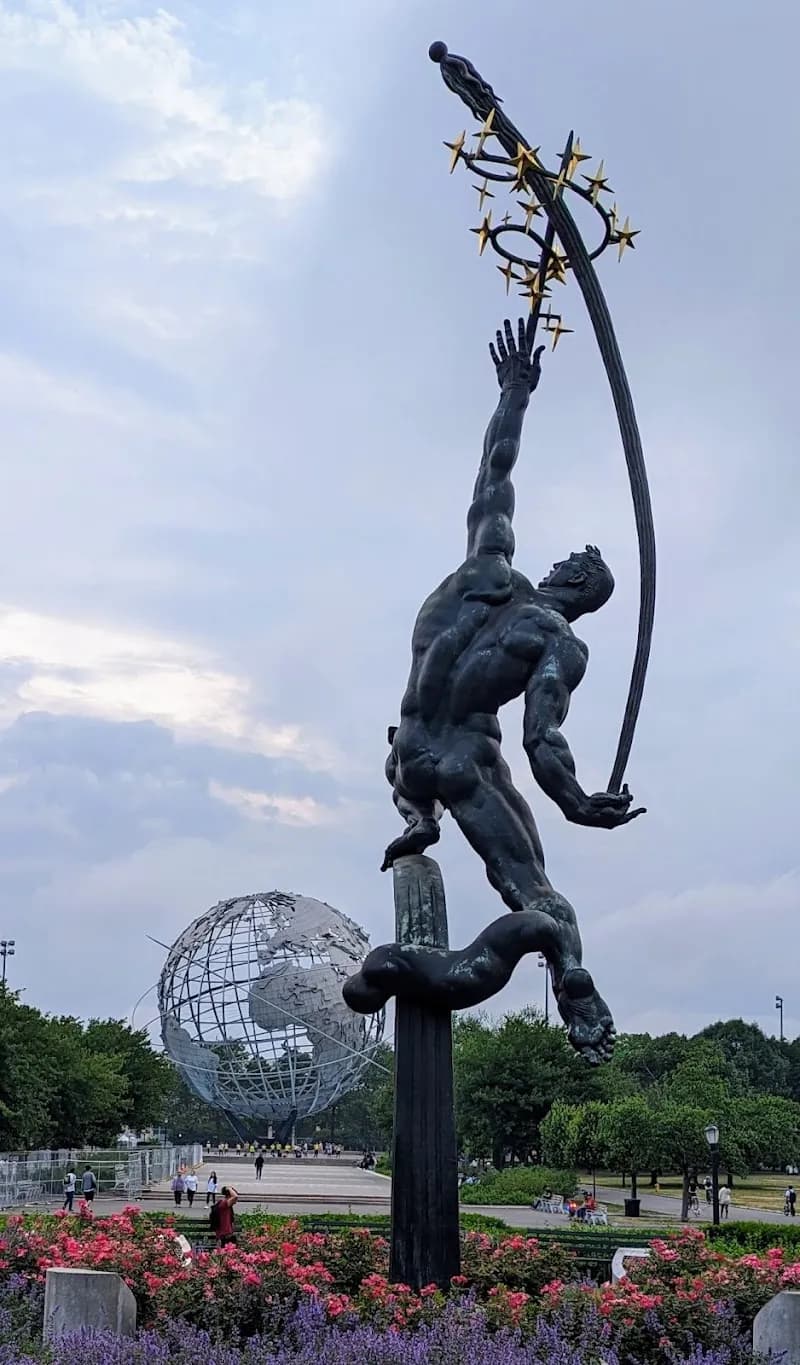 View of Flushing Meadows Corona Park in Queens, NY