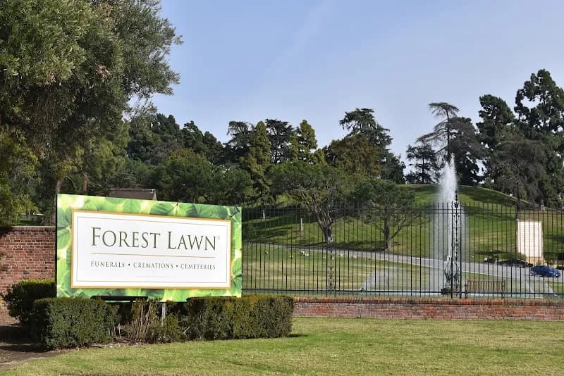 View of Forest Lawn in Glendale, CA