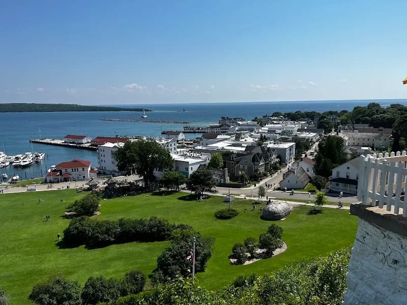 View of Fort Mackinac in Mackinac Island, MI
