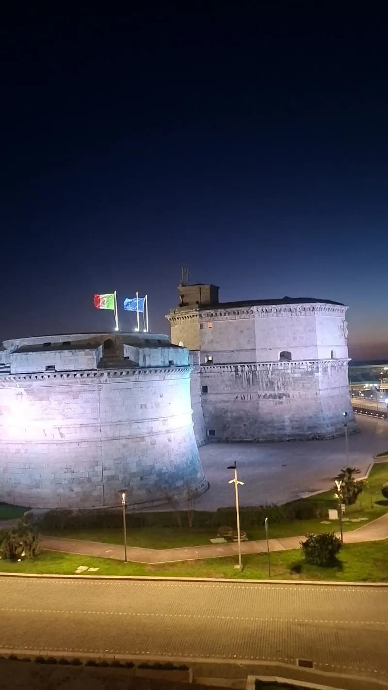 View of Forte Michelangelo in Civitavecchia, Lazio