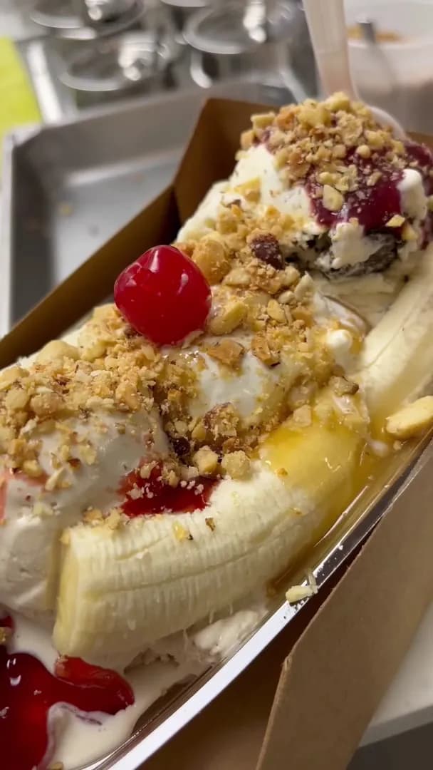 View of Fosselman's Ice Cream in San Marino, CA