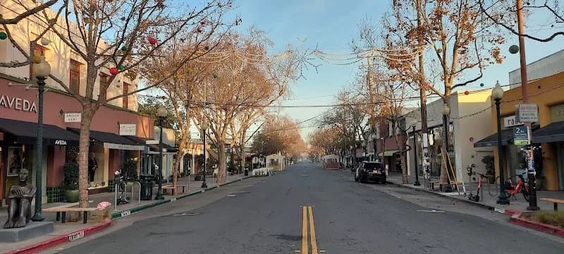 View of Fourth Street Shops in Berkeley, CA
