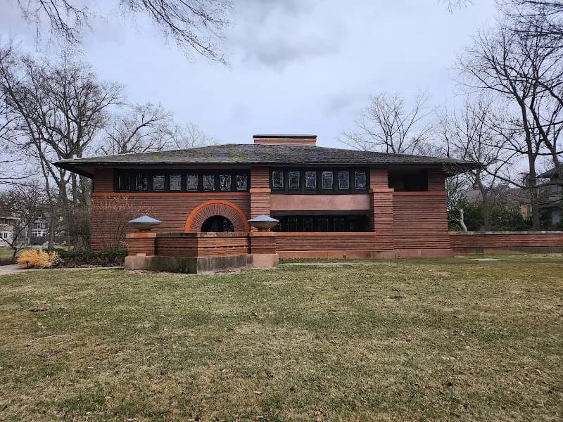 View of Frank Lloyd Wright Home & Studio in Oak Park, IL