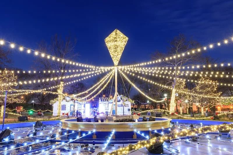 View of Franklin Square in Philadelphia, PA