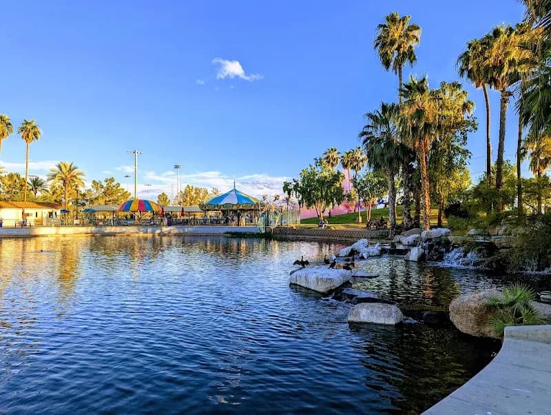 View of Freestone District Park in Gilbert, AZ