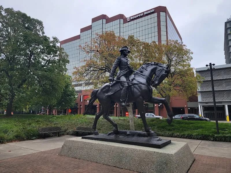 View of Freimann Square in Fort Wayne, IN