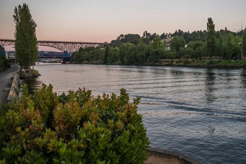 View of Fremont Canal Park in Fremont, WA