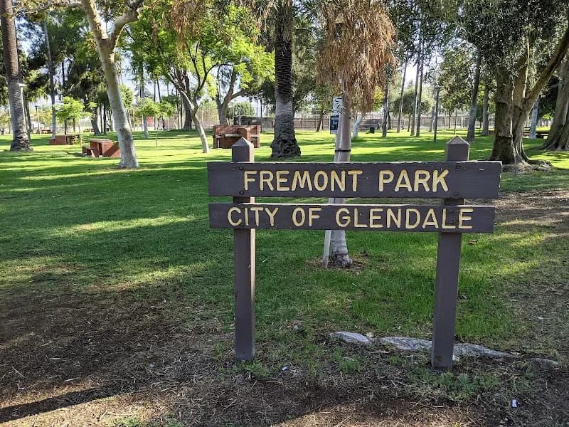 View of Fremont Park in Alhambra, CA