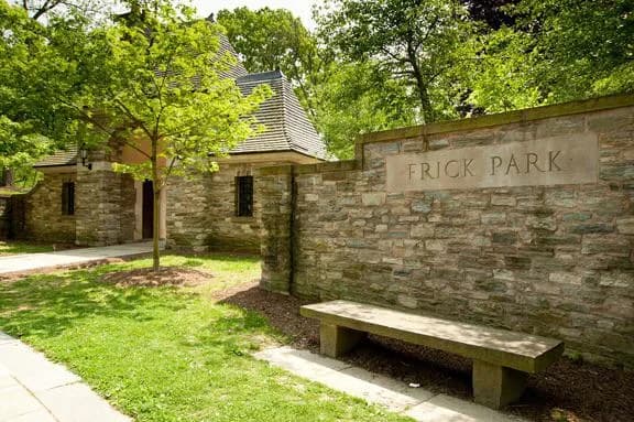 View of Frick Park in Squirrel Hill, PA