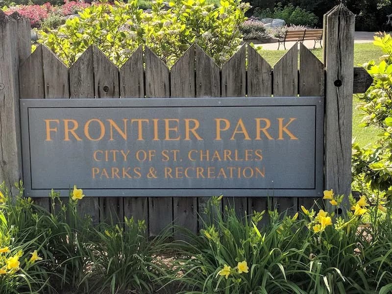 View of Frontier Park in St. Charles, MO
