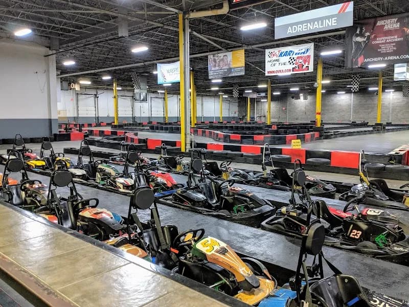 View of Full Throttle Adrenaline Park, Cincinnati: High Speed Go Karting, Axe Throwing, Paintball, VR, Rage Room & Group Events in Cincinnati, OH