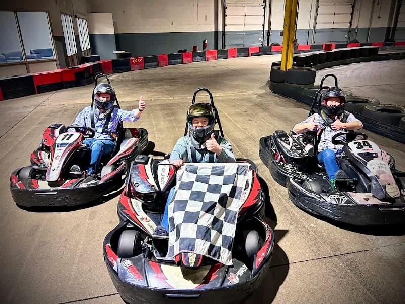 View of Full Throttle Adrenaline Park, Cincinnati: High Speed Go Karting, Axe Throwing, Paintball, VR, Rage Room & Group Events in Cincinnati, OH