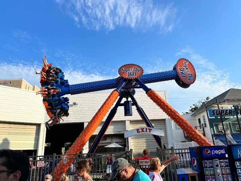 View of Funland in Rehoboth Beach, DE