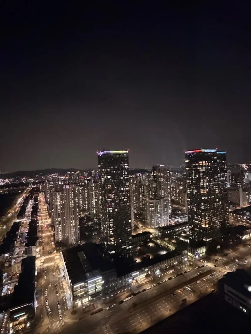 View of G-Tower in Songdo, IC