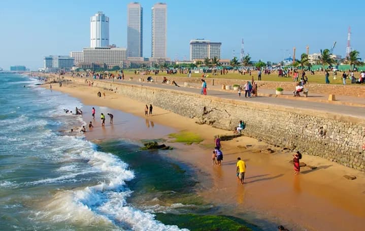 View of Galle Face Green in Colombo, WP