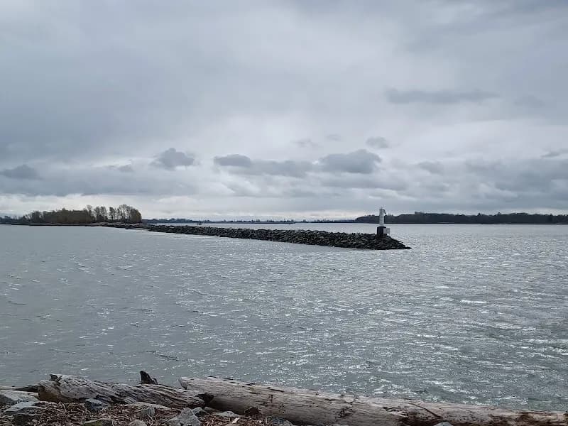 View of Garry Point Park in Richmond, BC