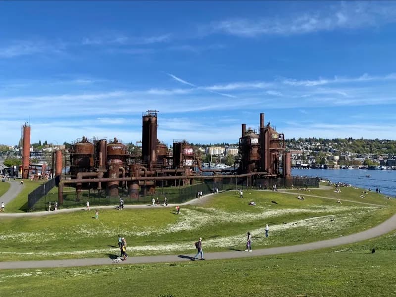 View of Gas Works Park in Fremont, WA