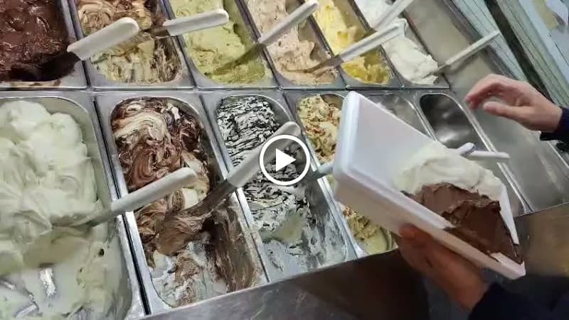 View of Gelateria Della Piazza in Impruneta, Tuscany