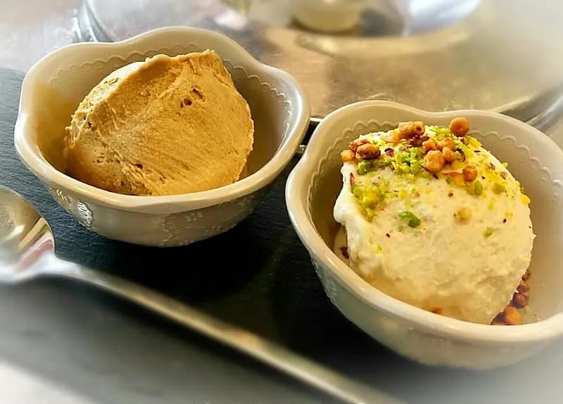 View of Gelateria Millefiori in Saronno, Lombardy