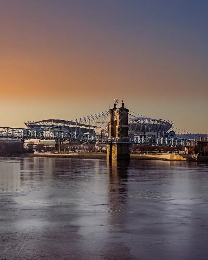 View of General James Taylor Park in Newport, KY