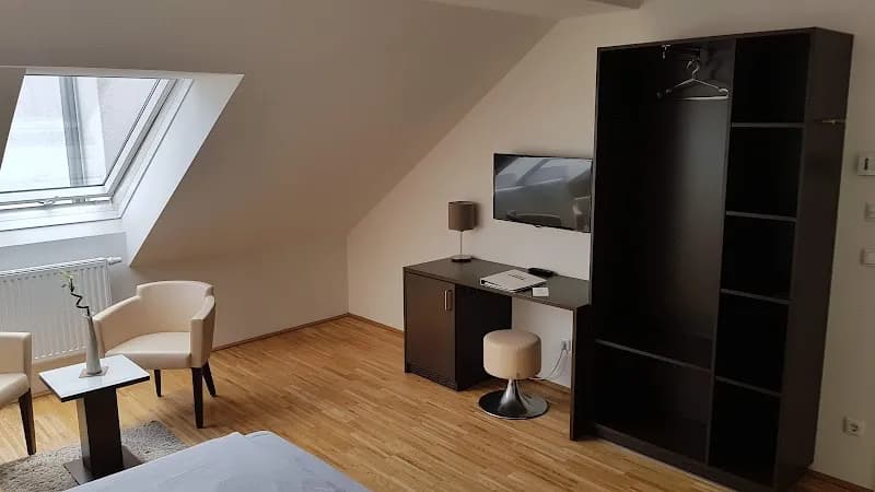 View of Gerasdorf Market Square Cafe in Gerasdorf bei Stockerau, VIE